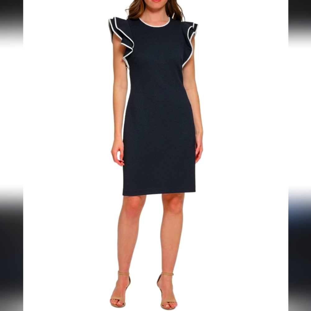 Tommy Hilfiger formal dress black and white color used